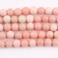Mischedelstein Perlen, Rosa Opal, rund, poliert, DIY & verschiedene Größen vorhanden, verkauft per ca. 37 cm Strang
