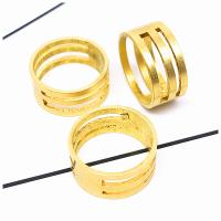 Brass Finger Ring, anoint, fashion jewelry & high quality plated & for woman, golden, 19*9mm, Sold By PC