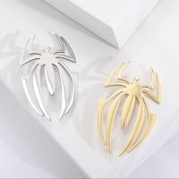 Tibetan Style Brooches, Spider, plated, fashion jewelry & for woman, more colors for choice, nickel, lead & cadmium free, 32x54mm, Sold By PC