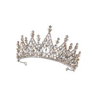 Bridal Tiaras, Tibetan Style, with Crystal, plated, fashion jewelry & for woman & with rhinestone, more colors for choice, nickel, lead & cadmium free, Inner Diameter:Approx 150mm, Length:36 cm, Sold By PC