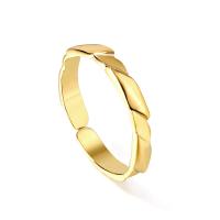 Edelstahl Ringe, 304 Edelstahl, Modeschmuck & verschiedene Stile für Wahl & für Frau, goldfarben, verkauft von PC