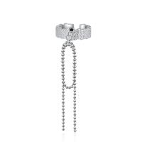 Sko Circonia Pierścień mosiężny Micro Pave, Mosiądz, biżuteria moda & dla kobiety, bez zawartości niklu, ołowiu i kadmu, 8mm,55mm, sprzedane przez PC