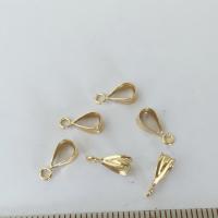 Cheia de jóias de ouro, Gold-filled, 14K cheio de ouro, DIY, 4x9.5x3mm, Buraco:Aprox 0.64x2.7mm, vendido por PC