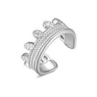 Edelstahl Ringe, 316 L Edelstahl, Blatt, Einstellbar & Modeschmuck & für Frau, keine, inner diameter:17~21mm, verkauft von PC