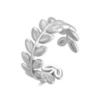 Edelstahl Ringe, 316 L Edelstahl, Blatt, Einstellbar & Modeschmuck & für Frau, keine, inner diameter:17~21mm, verkauft von PC