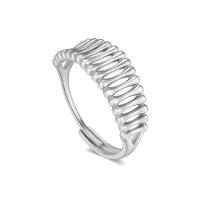 Stainless Steel Finger Ring 316L Stainless Steel Vacuum Ion Plating Adjustable & fashion jewelry & for woman & hollow inner ~21mm Sold By PC