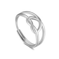 Rozsdamentes acél Finger Ring, 316L rozsdamentes acél, Szív, Állítható & divat ékszerek & a nő & üreges, több színt a választás, inner diameter:17~21mm, Által értékesített PC