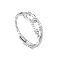 Stainless Steel Finger Ring 316L Stainless Steel Vacuum Ion Plating Adjustable & fashion jewelry & for woman & hollow inner ~21mm Sold By PC