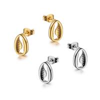 Titanium Steel  Earring, Vacuum Ion Plating, fashion jewelry & for woman, more colors for choice, Sold By PC