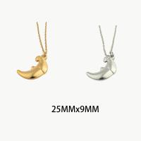 Stainless Steel Jewelry Necklace, 304 Stainless Steel, plated, fashion jewelry, more colors for choice, 25x9x4mm, Length:450 mm, Sold By PC