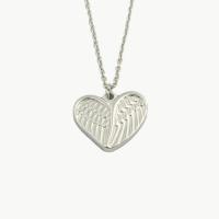 Stainless Steel Jewelry Necklace 304 Stainless Steel Heart plated fashion jewelry Length 452 mm Sold By PC