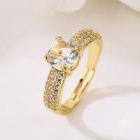 Cubic Zirconia Micro Pave Brass Ring plated & micro pave cubic zirconia gold nickel lead & cadmium free inner .7 ~1.9cm Sold By PC