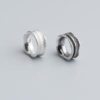 Spacer Beads Jóias, 925 prata esterlina, DIY, Mais cores pare escolha, 7x3mm, Buraco:Aprox 4.6mm, vendido por PC
