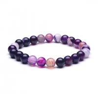 Gemstone Bracelets, Natural Stone, fashion jewelry & for woman, more colors for choice, Sold Per Approx 18 cm Strand