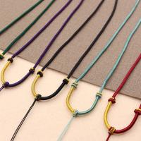 Cuerdas para Collares, Polipropileno Nylon, hecho a mano, Joyería & unisexo, más colores para la opción, 3mm, Vendido para aproximado 15.75 Inch Sarta