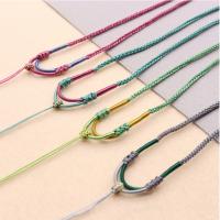 Fashion Necklace Cord, Polyamide, handmade, fashion jewelry & Unisex, more colors for choice, 3mm, Sold Per Approx 14.57 Inch Strand