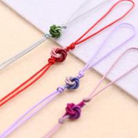 Polyamide Hanging Lanyard, handmade, fashion jewelry & DIY, more colors for choice, 8mm, Sold Per Approx 11.8 Inch Strand