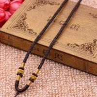Fashion Necklace Cord, Polyamide, handmade, Adjustable & fashion jewelry, more colors for choice, 3mm, Sold Per Approx 23.62-25.59 Inch Strand