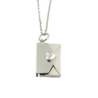 Stainless Steel Jewelry Necklace 304 Stainless Steel Square plated fashion jewelry Length 445 mm Sold By PC