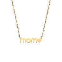 Stainless Steel Jewelry Necklace, 304 Stainless Steel, with 1.97inch extender chain, plated, fashion jewelry & for woman, golden, 26x5mm, Sold Per Approx 15.75 Inch Strand