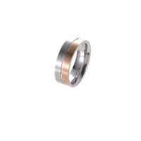 Titantium Steel δάχτυλο του δακτυλίου, Titanium Steel, επιχρυσωμένο, κοσμήματα μόδας & διαφορετικό μέγεθος για την επιλογή & για τον άνθρωπο, Sold Με PC