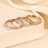 Titan Edelstahl Ringe, Titanstahl, plattiert, Modeschmuck & verschiedene Größen vorhanden & für Frau, keine, verkauft von PC