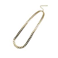 Edelstahl Schmuck Halskette, 304 Edelstahl, mit Verlängerungskettchen von 5cm, Modeschmuck & unisex, keine, 6.80mm, Länge:ca. 40 cm, verkauft von PC