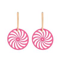 Iron Earring painted fashion jewelry & for woman nickel lead & cadmium free Sold By Pair