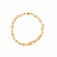 Brass Bracelet & Bangle, Horseshoes, gold color plated, fashion jewelry & for woman, nickel, lead & cadmium free, Length:Approx 18 cm, Sold By PC