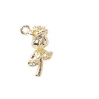 Zinc Alloy Flower Pendants plated DIY 7-22mm Sold By PC