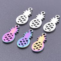 Stainless Steel Pendants 304 Stainless Steel Pineapple Vacuum Ion Plating DIY & hollow Sold By PC