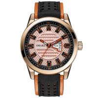 Men Wrist Watch, Glass, with Leather & 304 Stainless Steel, Life water resistant & fashion jewelry & Chinese movement & multifunctional & for man, more colors for choice, 53x13mm,24mm, Length:Approx 260 mm, Sold By PC