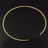 Gold Jewelry Líonta, Óir-líonadh, 14K óir líonadh, DIY, 1.25mm, Trastomhas Istigh:Thart 65mm, Díolta De réir PC