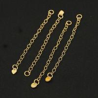 Oro-llenado cadena de extensor, 14K lleno de oro, Bricolaje & diferentes estilos para la opción, longitud:aproximado 6 cm, Vendido por UD