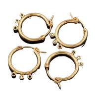 Gold Filled Huggie Hoop Earring Finding, 14K gold-filled, DIY & different size for choice, Sold By Pair