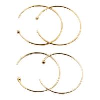 Gold Filled Earring Hook, Letter C, 14K gold-filled, DIY & different styles for choice, Sold By Pair