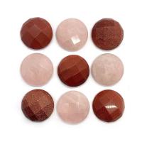 Piedras preciosas perlas mixtos, Natural & Joyería & Bricolaje & para mujer & sin agujero, más colores para la opción, 25mm, Vendido por UD