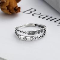 Zinc Alloy Finger Ring Antique finish fashion jewelry & Unisex nickel lead & cadmium free 7mm Sold By PC