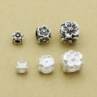 Zinc Alloy Flower Beads DIY nickel lead & cadmium free Sold By PC