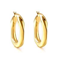 Acier inoxydable Levier Retour Earring, Acier inoxydable 304, bijoux de mode & pour femme, doré, 5x28.50mm, Vendu par paire