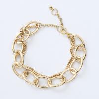 Stainless Steel Jewelry Bracelet 304 Stainless Steel plated fashion jewelry & Unisex golden Sold By Set