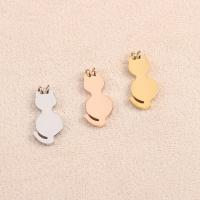 Stainless Steel Pendants 304 Stainless Steel Cat polished fashion jewelry & DIY Approx 0.6*4mm Sold By PC