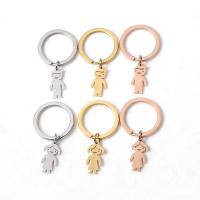 Stainless Steel Key Clasp, 304 Stainless Steel, DIY & different styles for choice, more colors for choice, Sold By PC