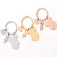 Stainless Steel Key Clasp, 304 Stainless Steel, polished, DIY, more colors for choice, Sold By PC