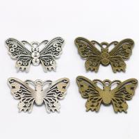 Zinklegierung Tier Anhänger, Schmetterling, plattiert, Korrosionsbeständig & DIY & hohl, keine, frei von Nickel, Blei & Kadmium, 35x48x3mm, verkauft von PC