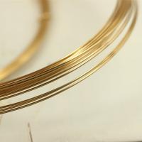Gold-filled Arame de pulseira, 14K cheio de ouro, DIY, 0.81mm, vendido por m