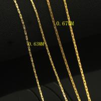 Медно-золото цепочки, 14K позолоченный, DIY & разный размер для выбора, продается м