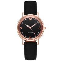 Women Watch Bracelet Glass with PU Leather & 304 Stainless Steel fashion jewelry & for woman & luminated Sold By PC