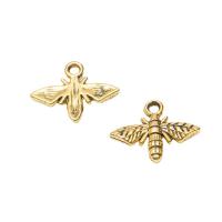 Tibetan Style Animal Pendants, Bee, plated, vintage & DIY, more colors for choice, nickel, lead & cadmium free, 14x17mm, Approx 100PCs/Bag, Sold By Bag