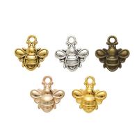 Tibetan Style Animal Pendants, Bee, plated, vintage & DIY, more colors for choice, nickel, lead & cadmium free, 21x20x3mm, Approx 100PCs/Bag, Sold By Bag
